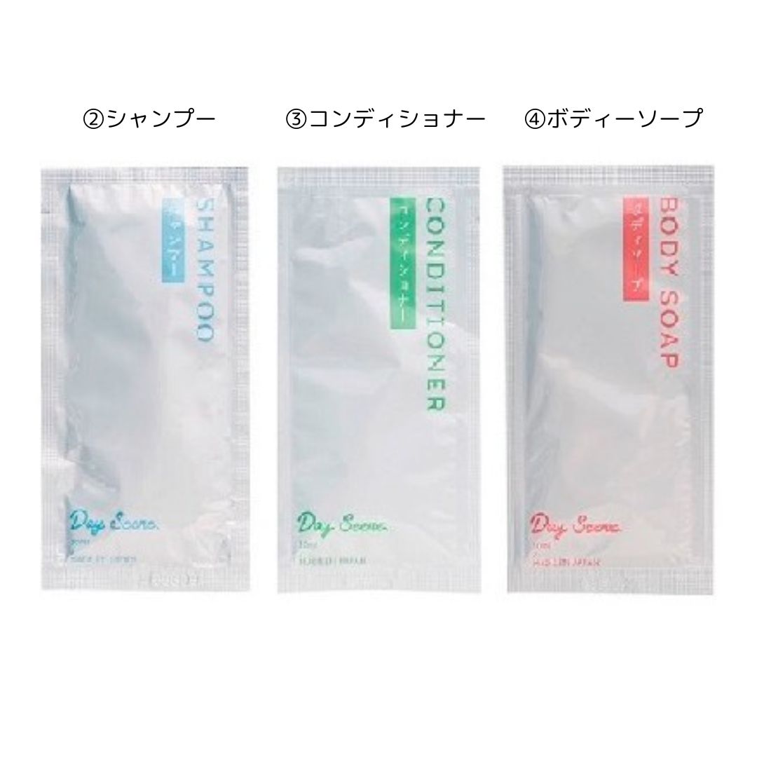 宿泊用アメニティ6点セット